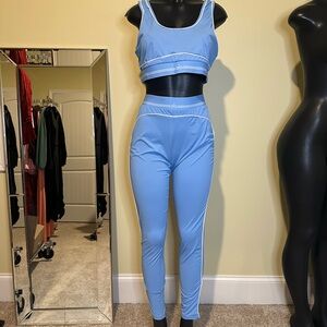 Women's Blue Activewear Set
